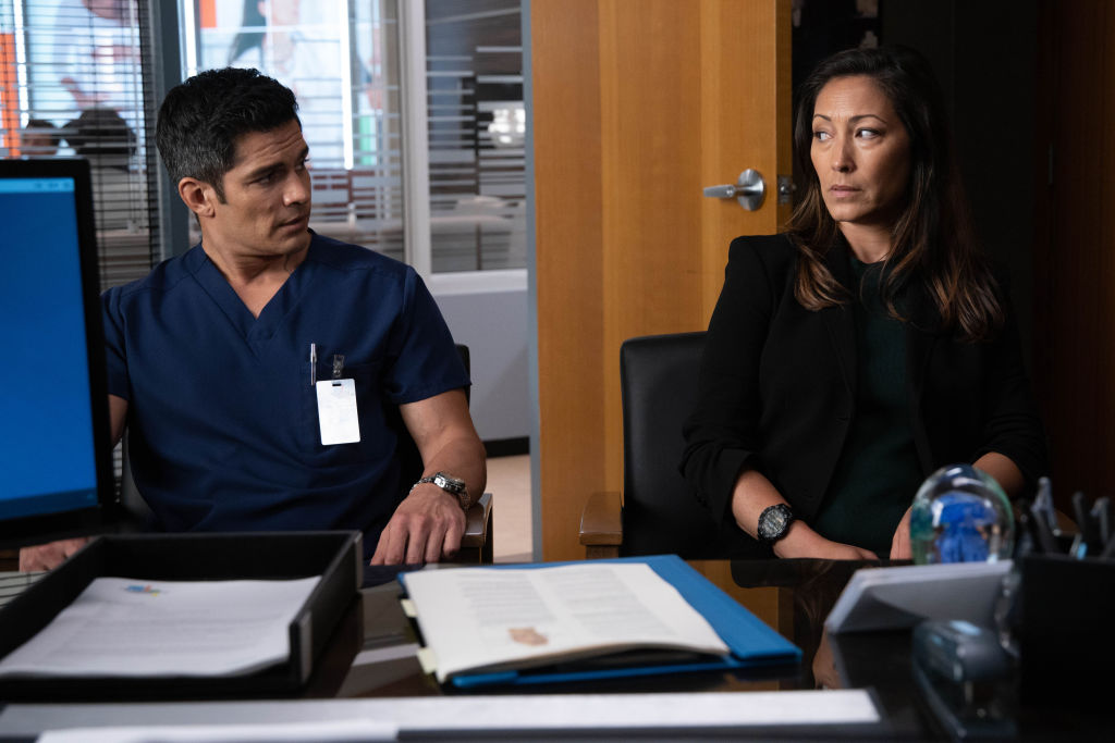 Nicholas Gonzalez and Christina Chang on The Good Doctor | Jack Rowand/ABC via Getty Images