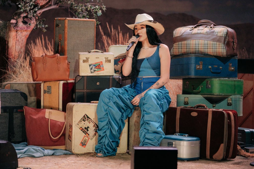 Noah Cyrus, sister to Miley Cyrus, performs her new single July