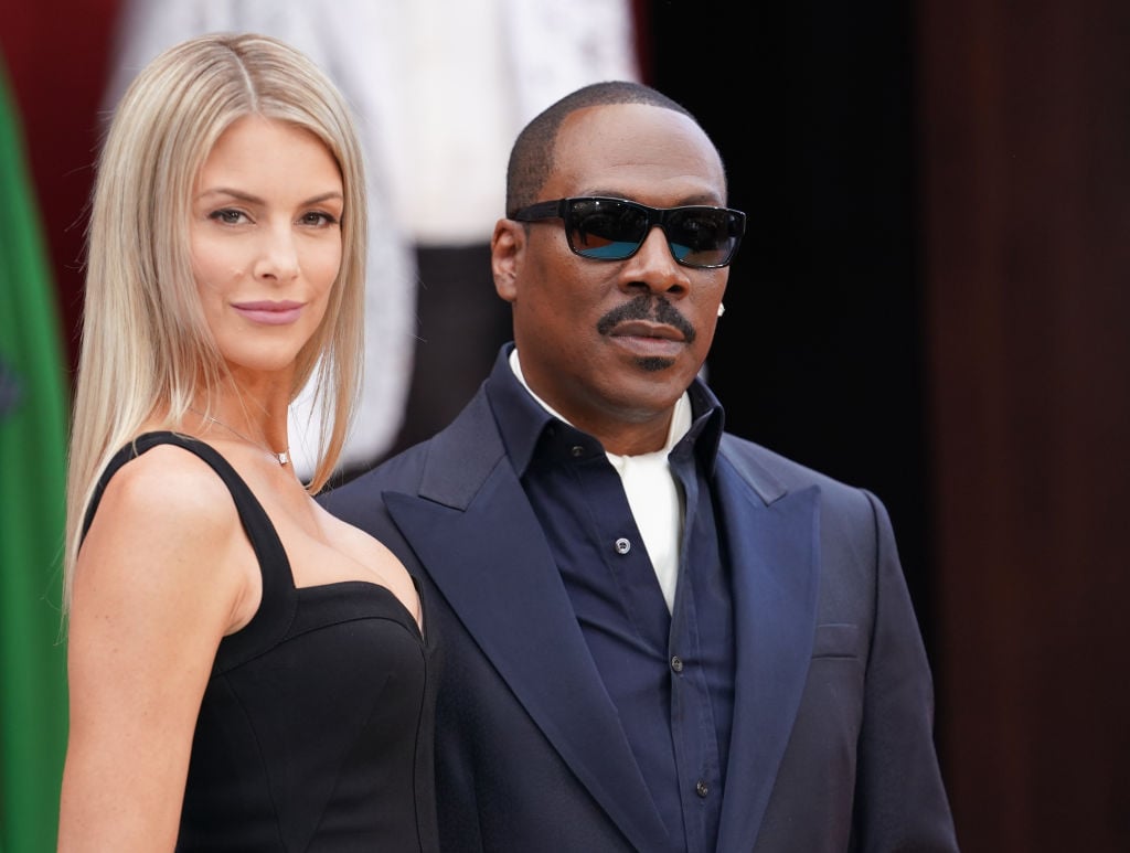 Eddie Murphy and Paige Butcher on the red carpet