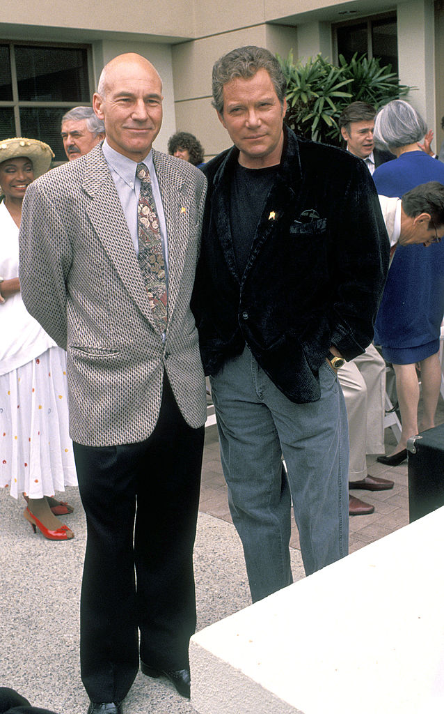 Patrick Stewart and William Shatner