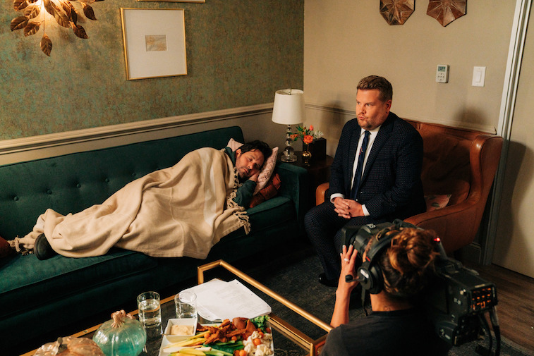 Paul Rudd and James Corden on The Late Late Show