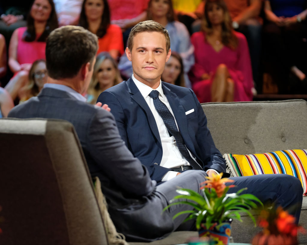 Peter Weber and Chris Harrison on 'The Bachelorette'