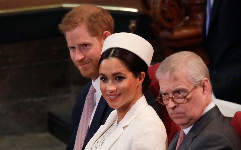Prince Harry, Meghan Markle, and Prince Andrew