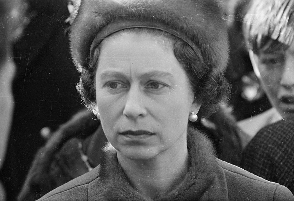Queen Elizabeth II visits Aberfan in Wales, 1966