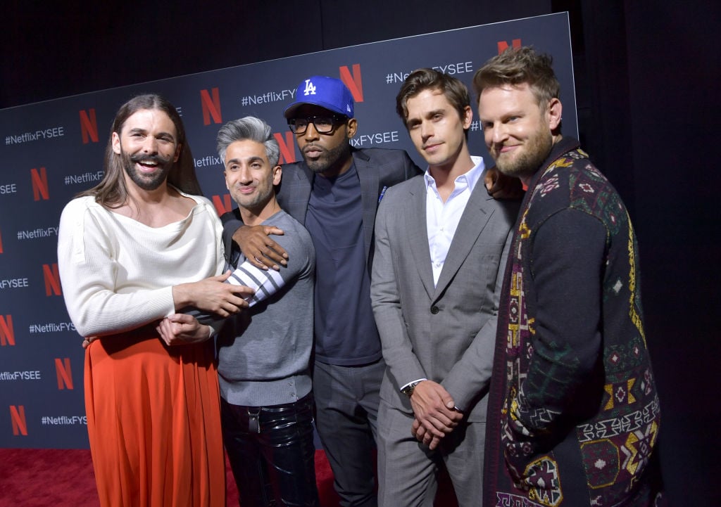 Jonathan Van Ness, Tan France, Karamo Brown, Antoni Porowski, and Bobby Berk of Netflix's "Queer Eye"