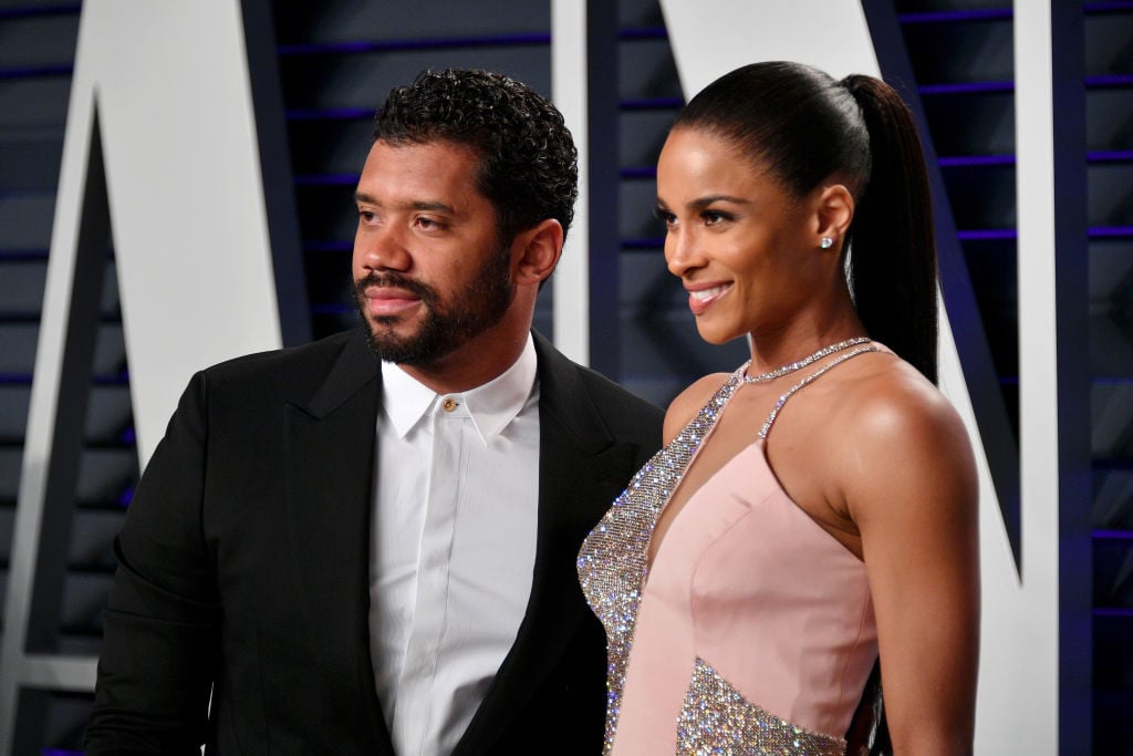 Russell Wilson and Ciara