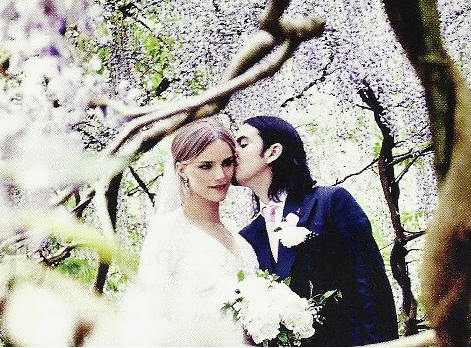 Dhani Harrison and Sola Káradóttir on their wedding day