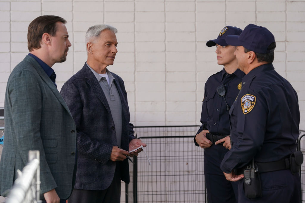 Sean Murray and Mark Harmon NCIS | Michael Yarish/CBS via Getty Images