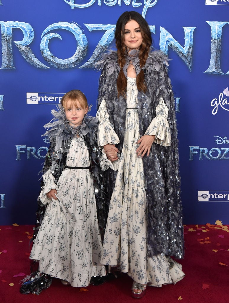 Selena Gomez and Gracie Teefy at the 'Frozen 2' Premiere