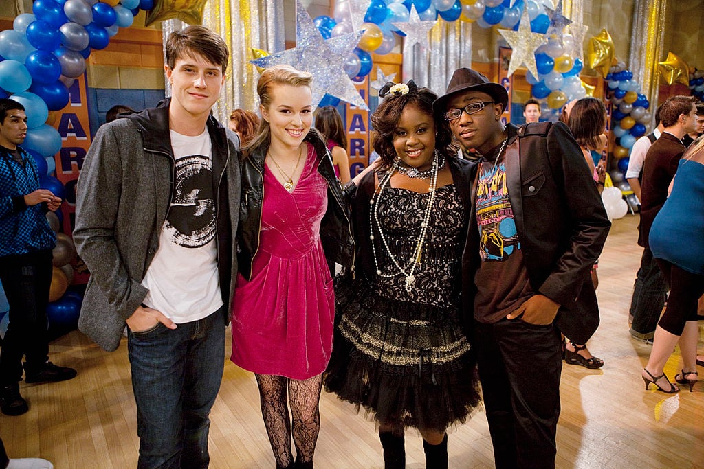 Shane Harper, Bridgit Mendler, Raven Goodwin and Micah Stephen Williams