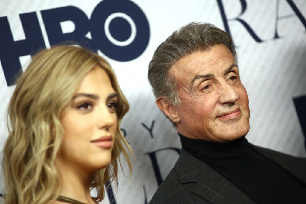Sylvester Stallone and his daughter Sistine