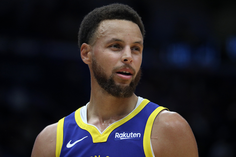 Steph Curry playing basketball