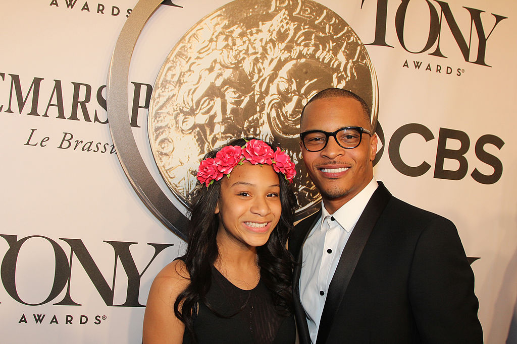 Deyjah Imani Harris and T.I. at an event