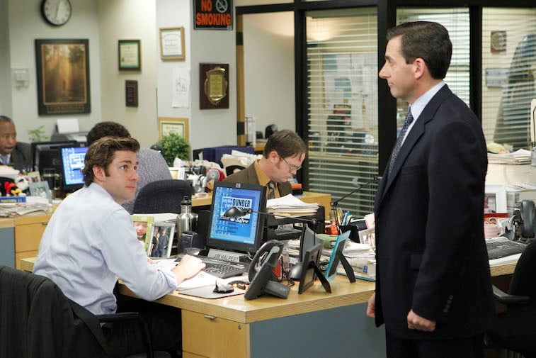 Steve Carell and John Krasinski in 'The Office'