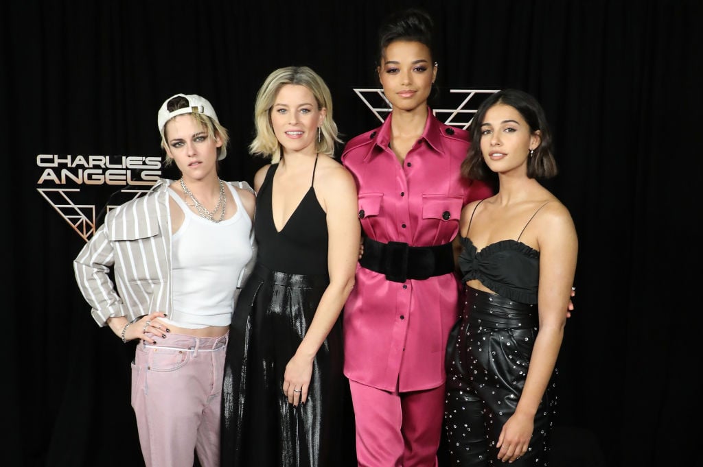 Kristen Stewart, Elizabeth Banks, Ella Balinska, and Naomi Scott