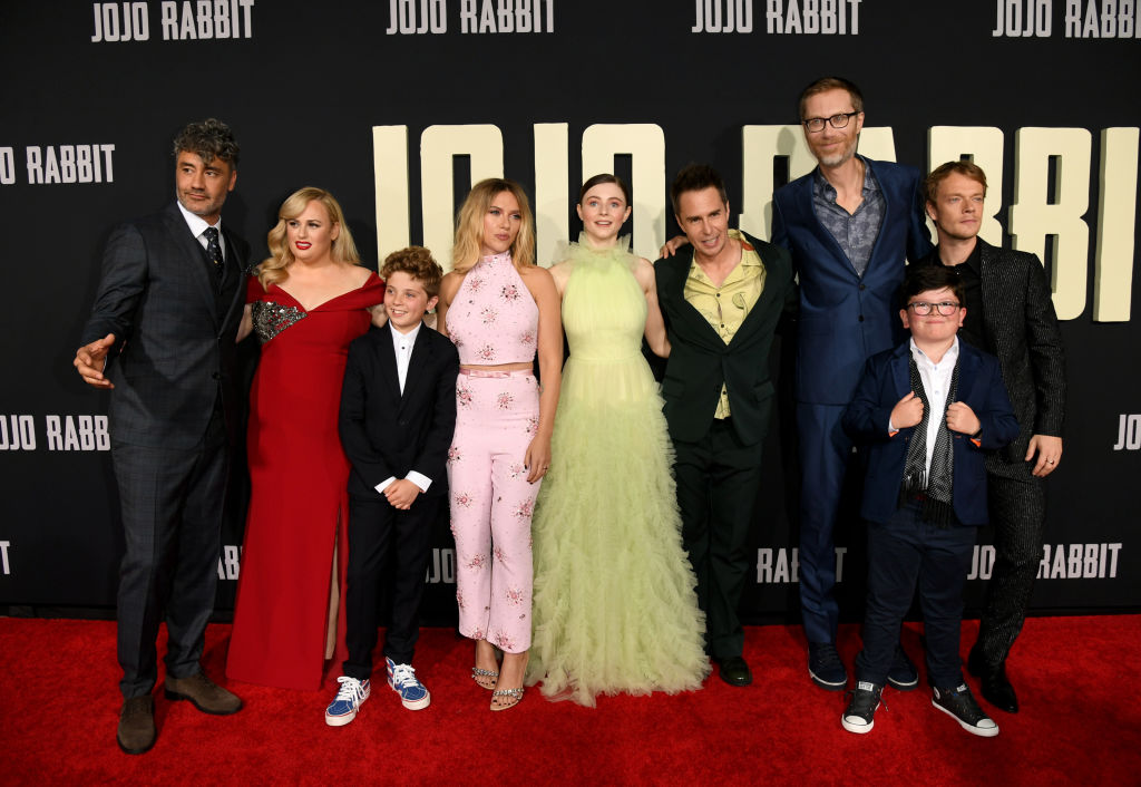 The cast of 'Jojo Rabbit' at the film's premiere