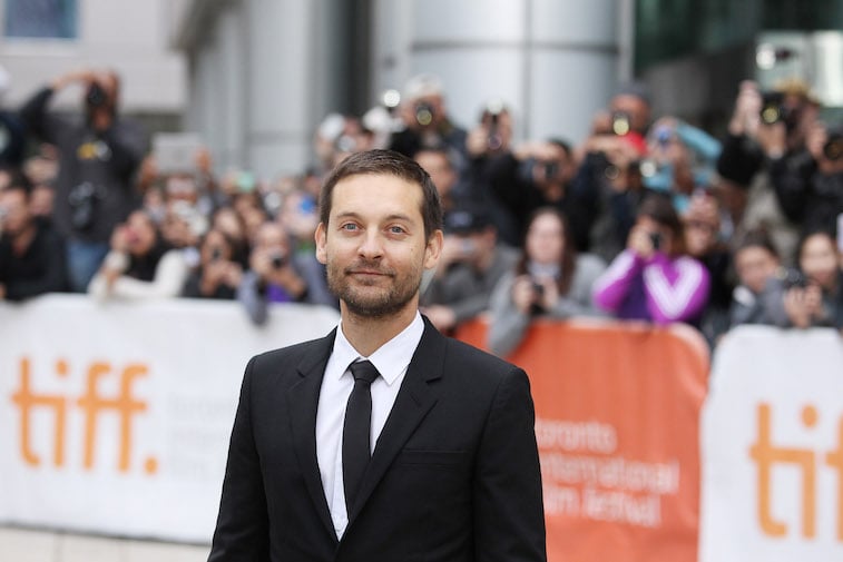 Tobey Maguire on the red carpet