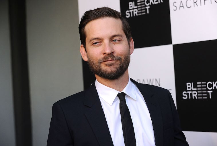 Tobey Maguire on the red carpet