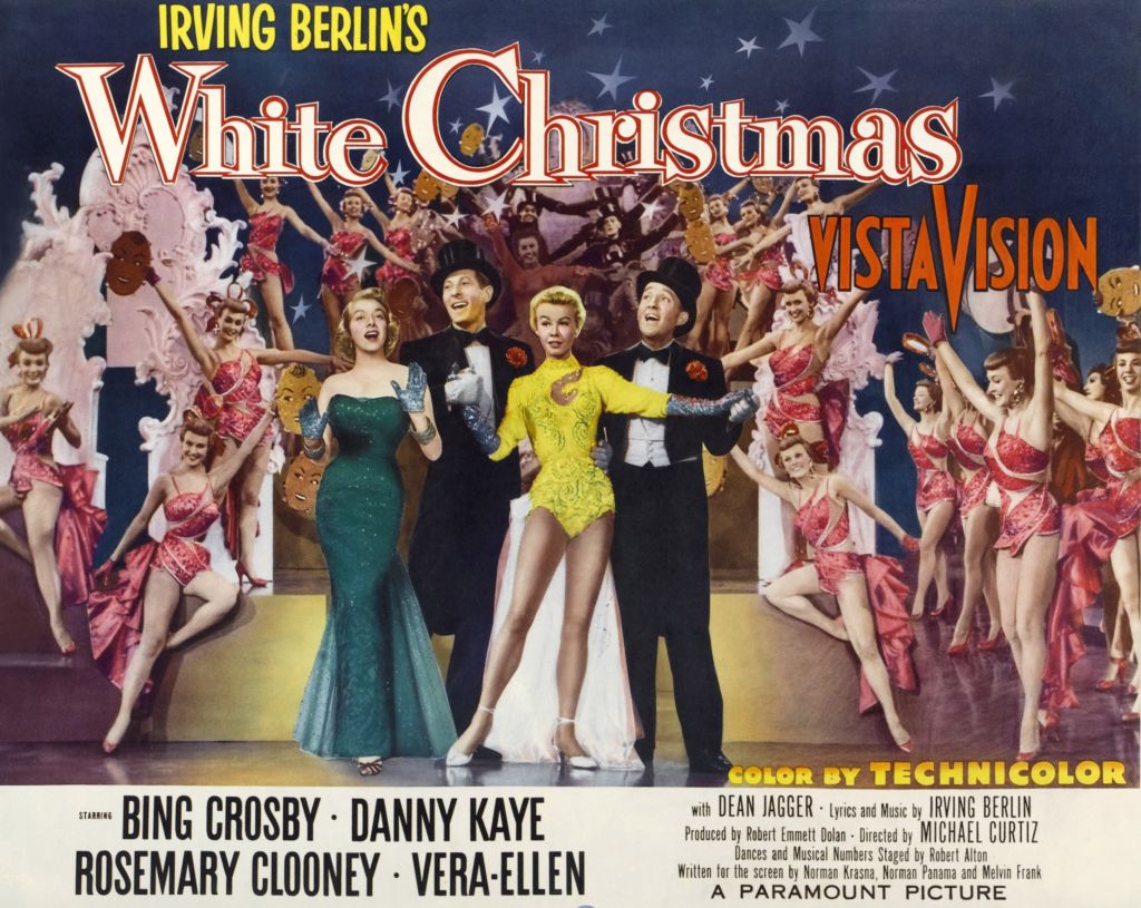 White Christmas, lobbycard, lobby card, poster art, 1954