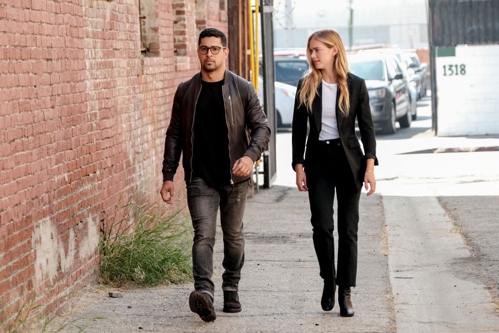 Wilmer Valderrama and Emily Wickersham on NCIS | Eddy Chen/CBS via Getty Images