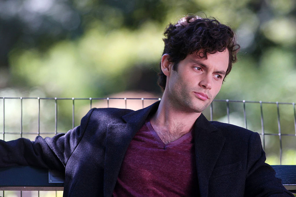 Penn Badgley, from Netflix's 'You' is seen on set of 'Gossip Girl'