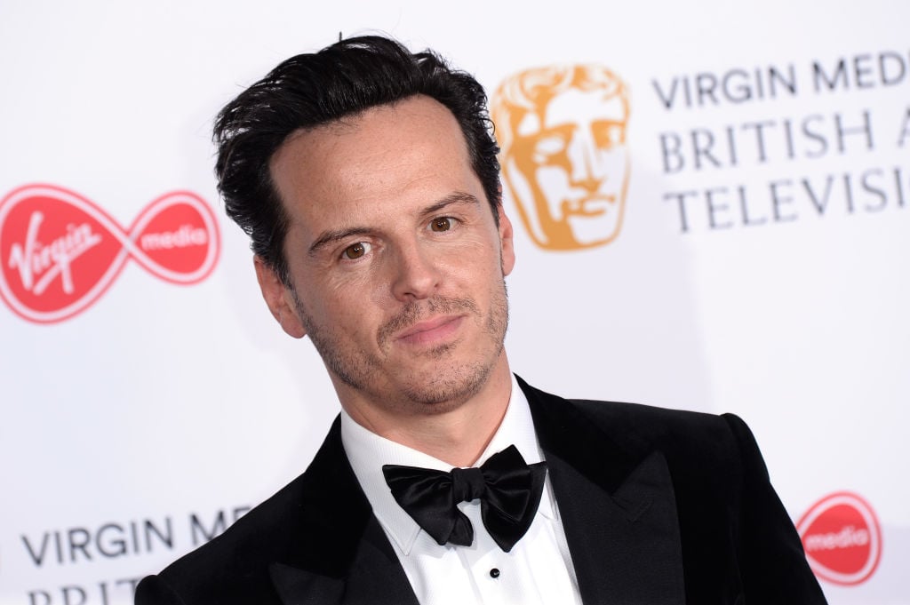 Andrew Scott poses in the Press Room at the Virgin TV BAFTA Television Award at The Royal Festival Hall.