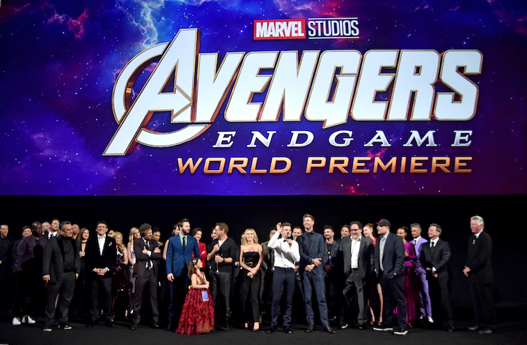 Avengers Endgame cast onstage