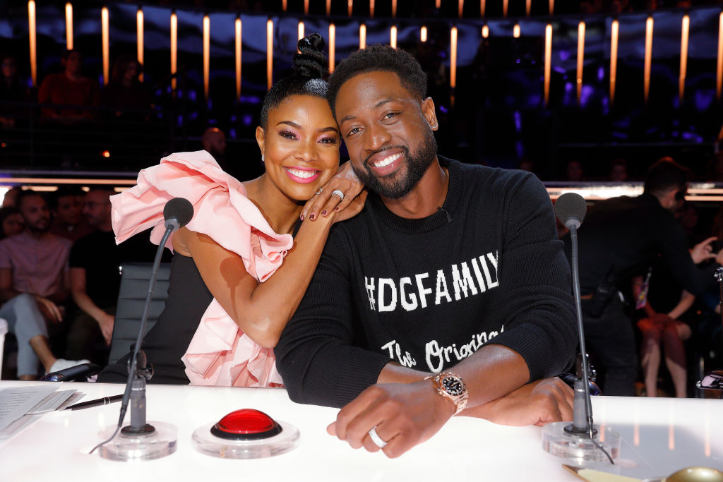 Gabrielle Union and Dwyane Wade on 'America's Got Talent' 
