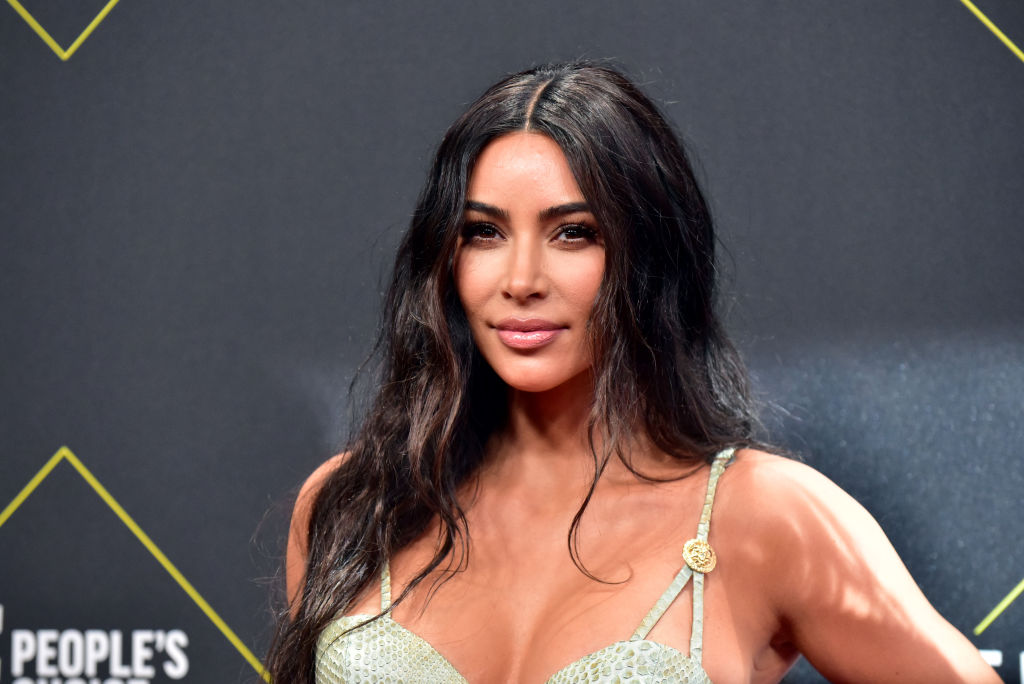 Kim Kardashian attends the 2019 E! People's Choice Awards.