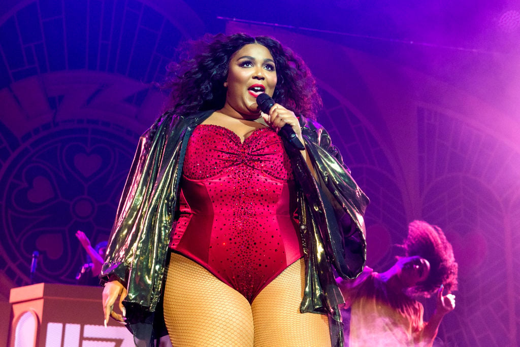 Lizzo performs on November 07, 2019 in London, England. 