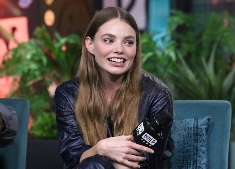Kristine Froseth speaking during an interview