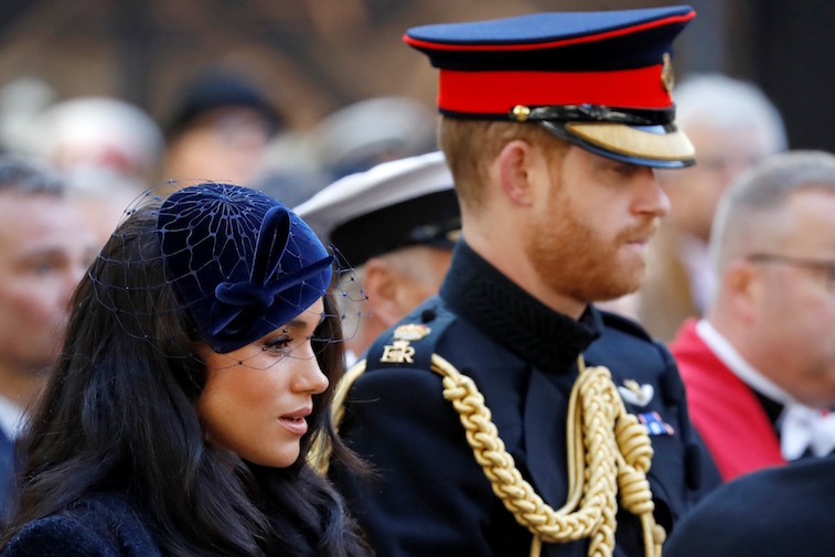 Prince Harry and Meghan Markle at Westminster Abbey