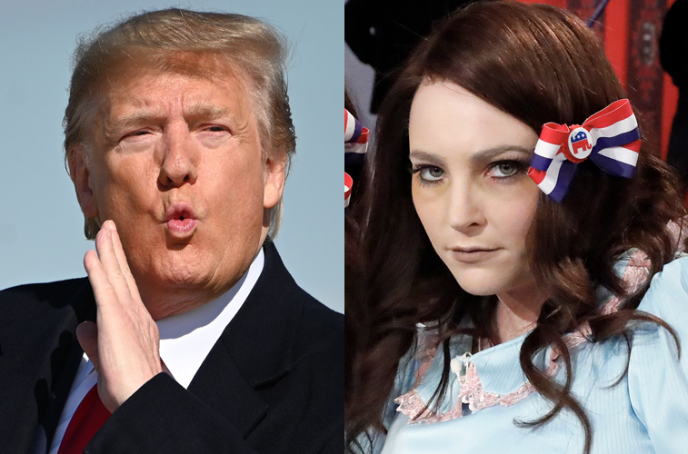 Donald Trump and Meghan McCain