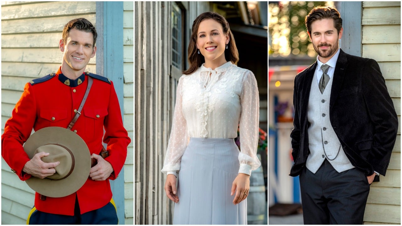 Portraits of Nathan, Elizabeth and Lucas from When Calls the Heart 