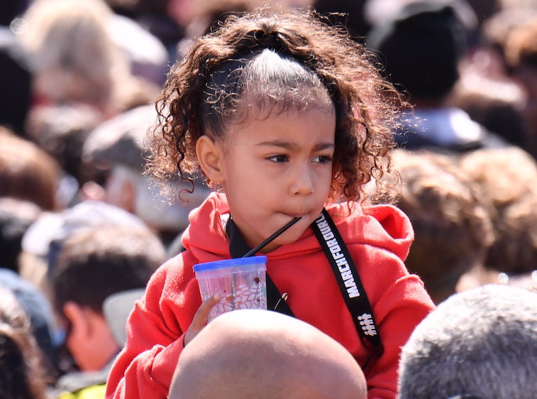 North West at the March For Our Lives event