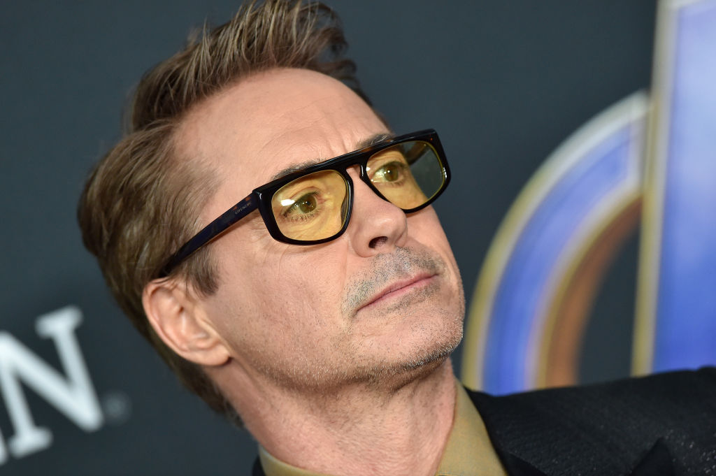 Robert Downey Jr. poses on the red carpet for 'Avengers: Endgame' premiere. 