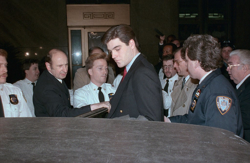 Robert Chambers getting into a car