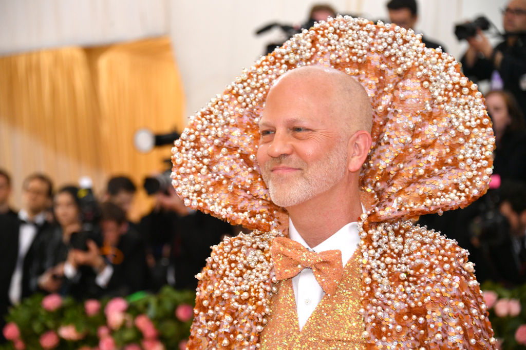 Ryan Murphy, creator and writer of 'American Horror Story,' poses at the Met Gala, 2019.