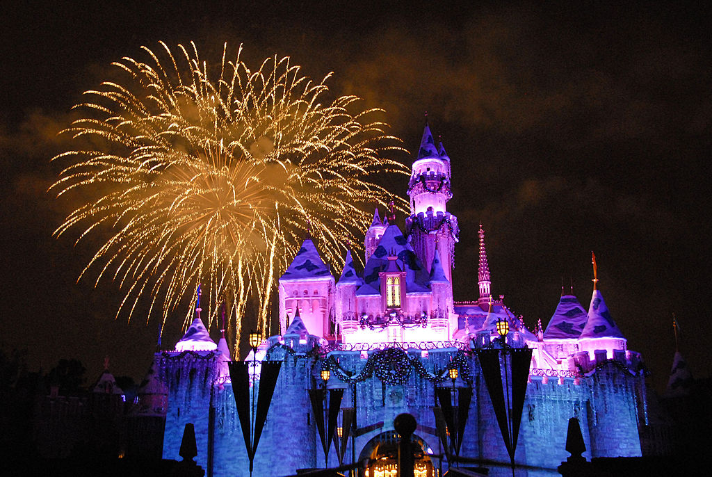 Sleeping Beauty's Castle with Fireworks