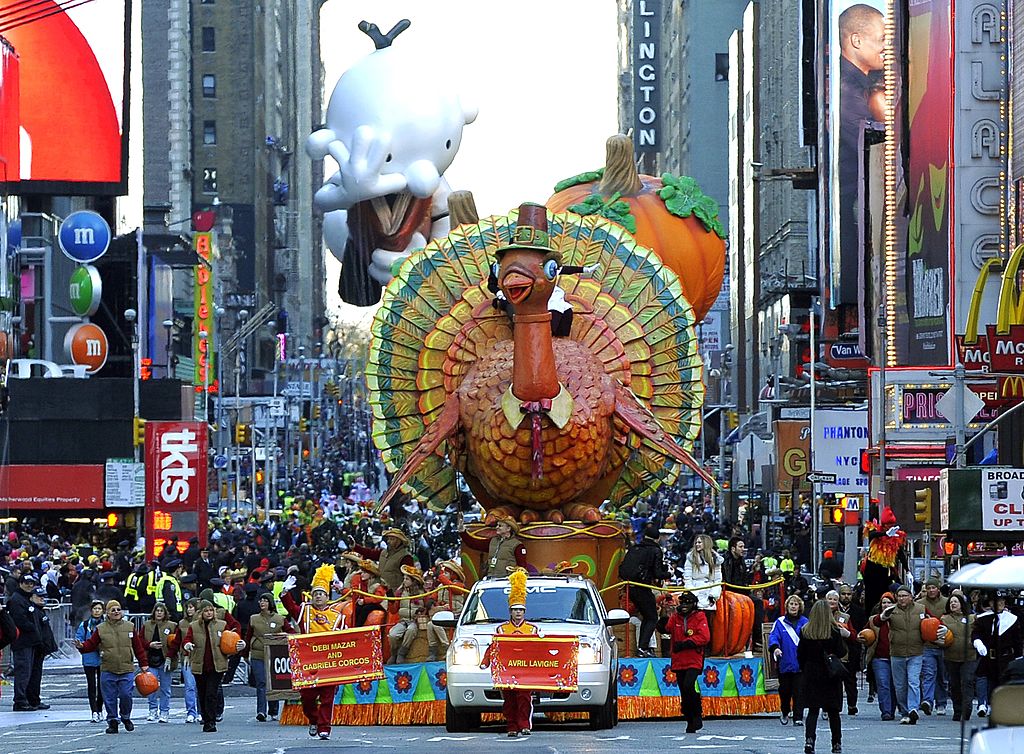 The Thanksgiving Turkey float during the 85th Macy's Thanksgiving Day Parade.