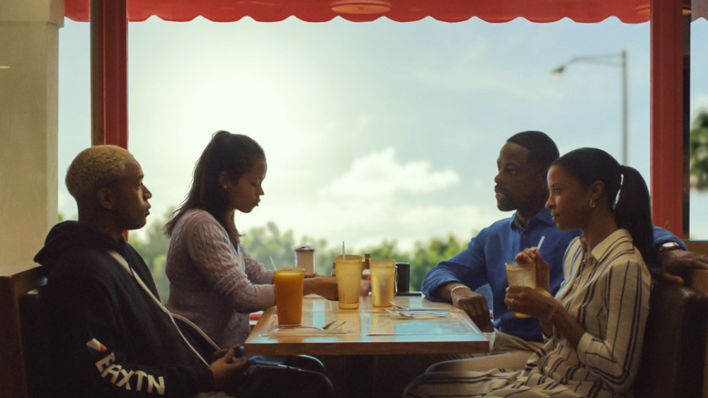 Kelvin Harrison Jr., Taylor Russell, Sterling K. Brown and Renee Elise Goldsberry in 'Waves'