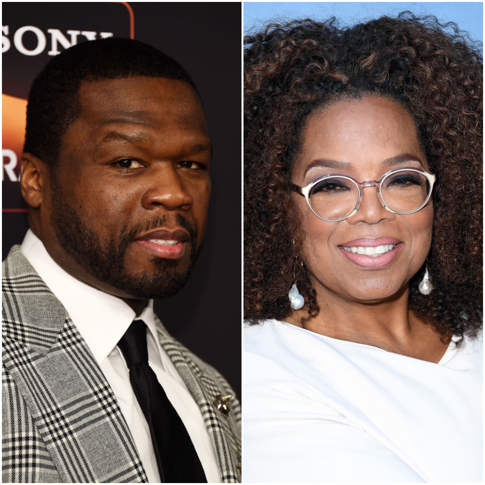 50 Cent and Oprah Winfrey