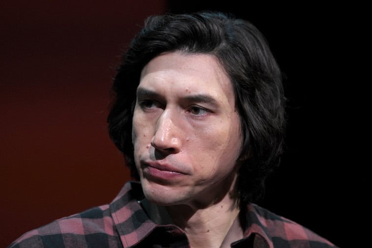 Adam Driver speaks onstage