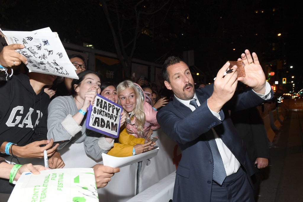 Adam Sandler at the 'Uncut Gems' premiere of the 2019 Toronto International Film Festival