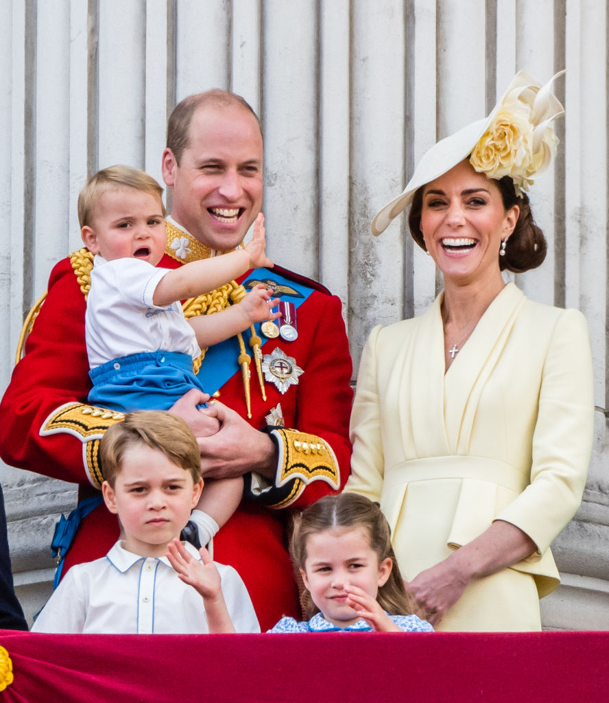 Cambridge family at Trooping the Colour on June 8, 2019