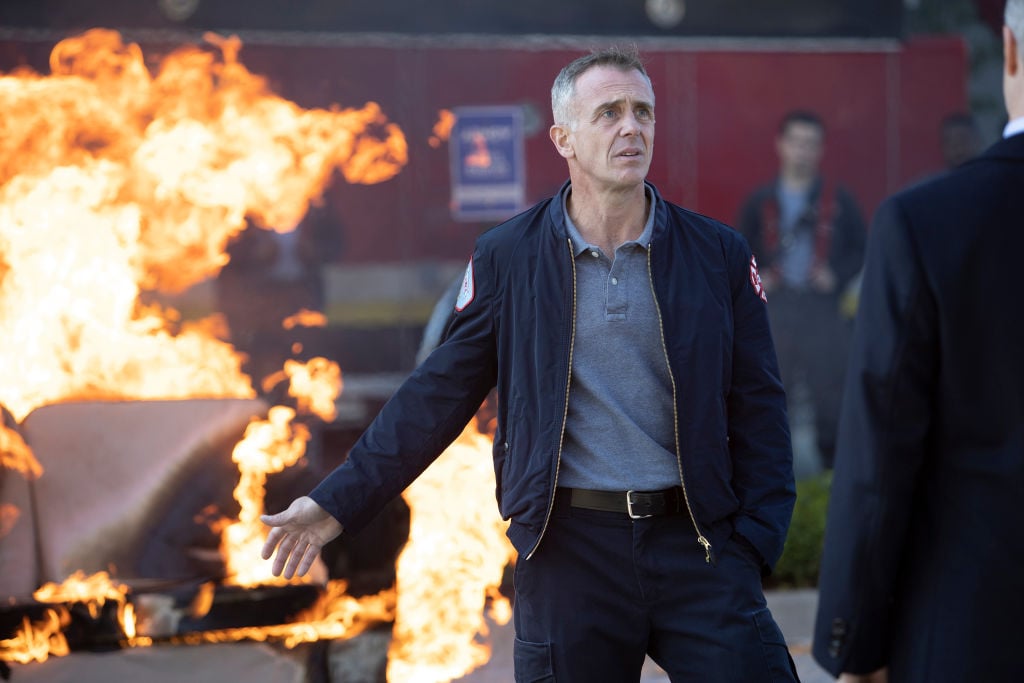 David Eigenberg as Christopher Herrmann in 'Chicago Fire' season 8