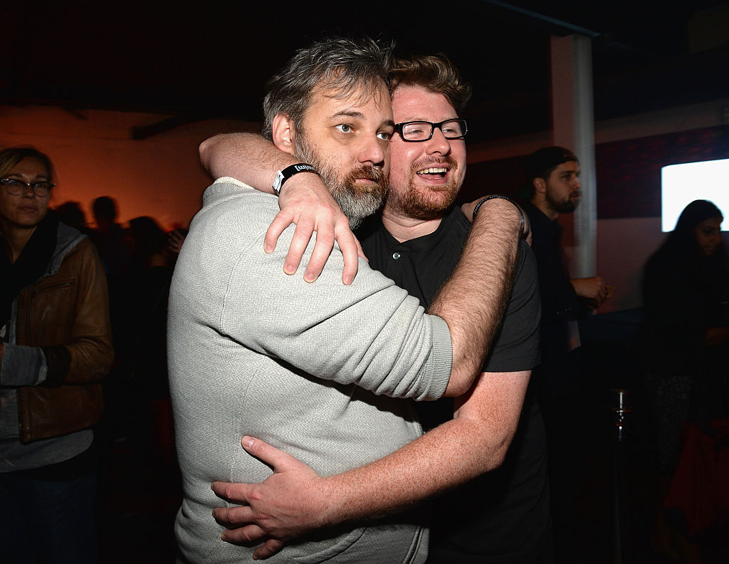 Dan Harmon and Justin Roiland 2015 Adult Swim Upfront Party