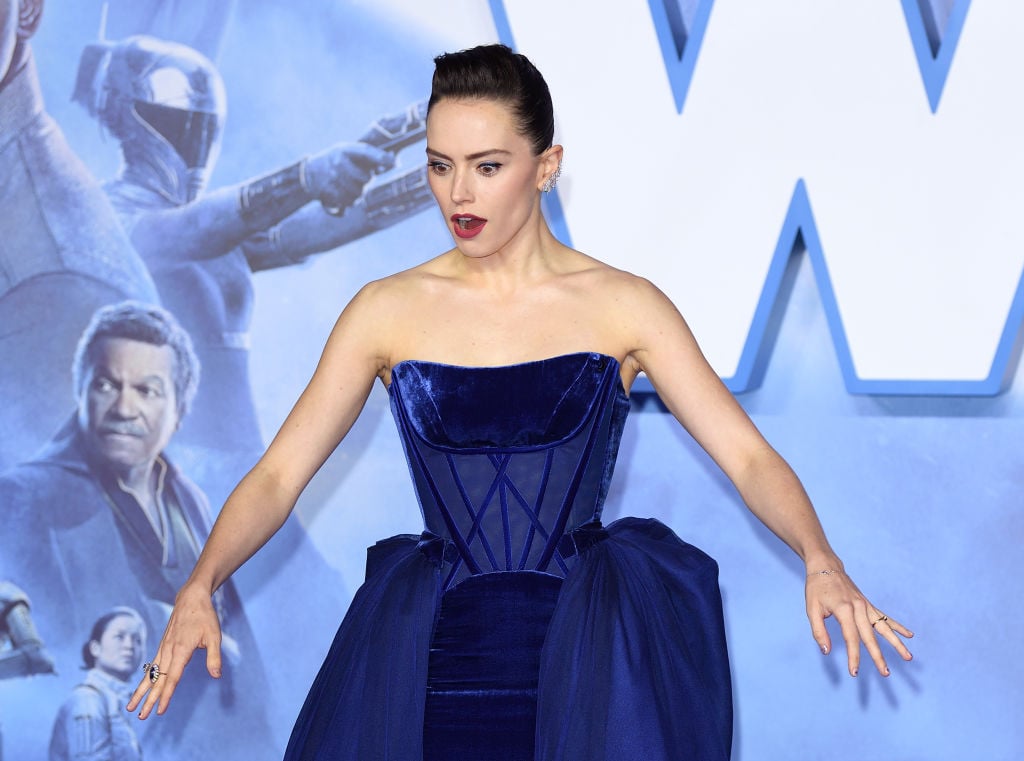 Daisy Ridley at the 'Star Wars: The Rise of Skywalker' European premiere