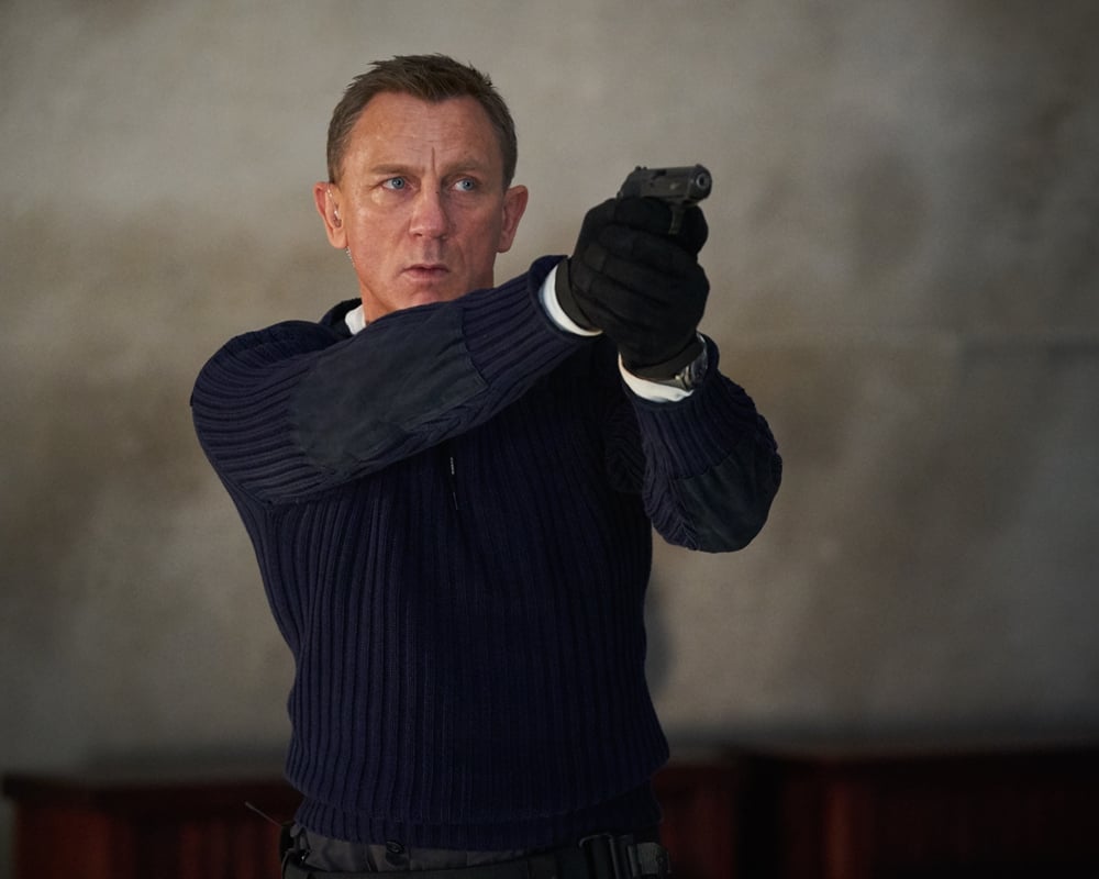 Daniel Craig as James Bond in No Time to Die