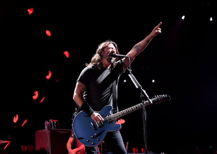 Dave Grohl performs onstage
